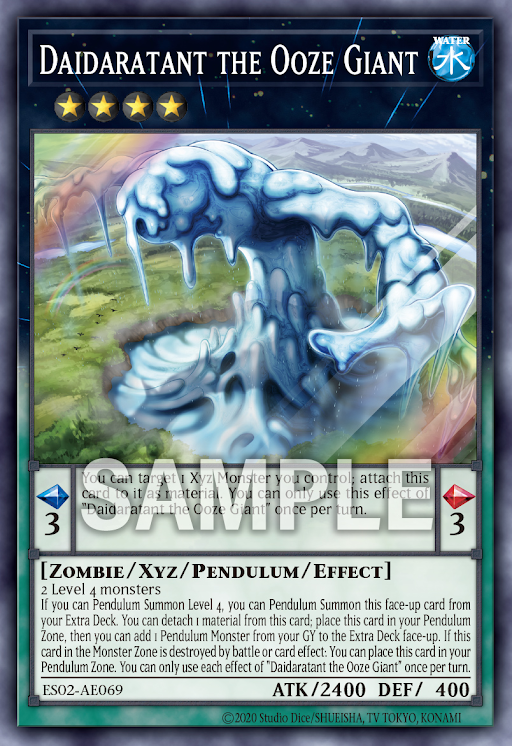 [遊戲王亞英] ES02-AE069 / 液狀巨人 大太極 / 液状巨人ダイダラタント / Daidaratant the Ooze Giant / SR