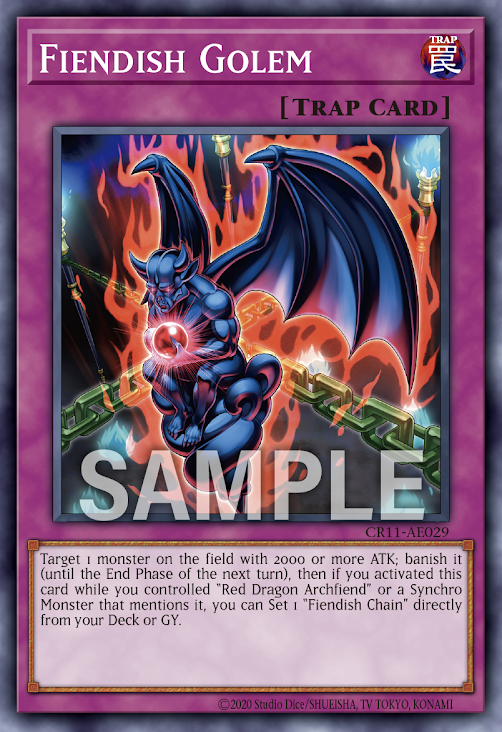 [遊戲王亞英] 魔石像 / デモンズ・ゴーレム / Fiendish Golem