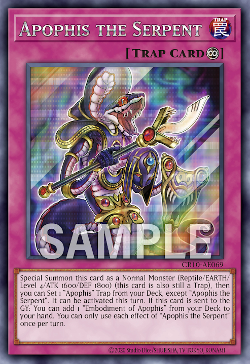 [遊戲王亞英] 阿努比斯的蛇神 / アポピスの蛇神 / Apophis the Serpent