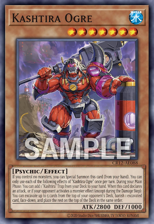 [遊戲王亞英] CR12-AE088 / 六世壞 食人魔 / クシャトリラ・オーガ / Kashtira Ogre / N
