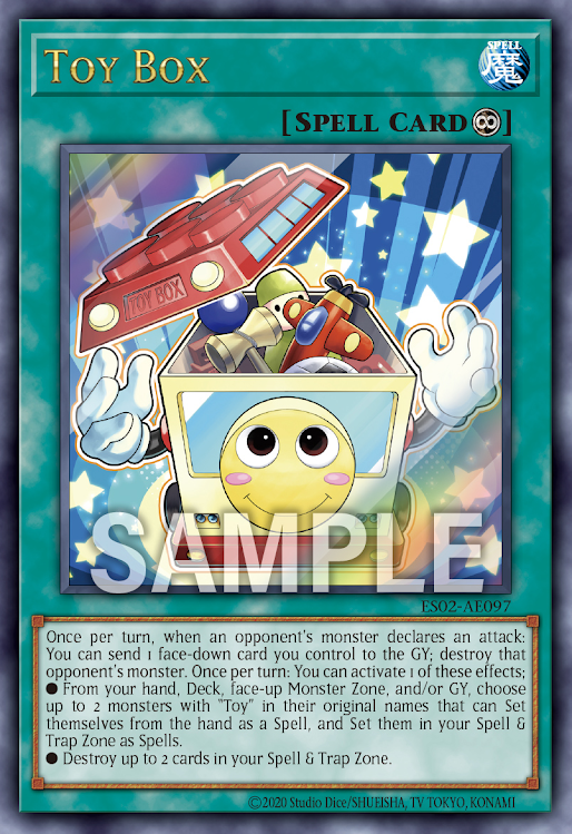[遊戲王亞英] ES02-AE097 / 玩具盒 / トイ・ボックス / Toy Box / UR