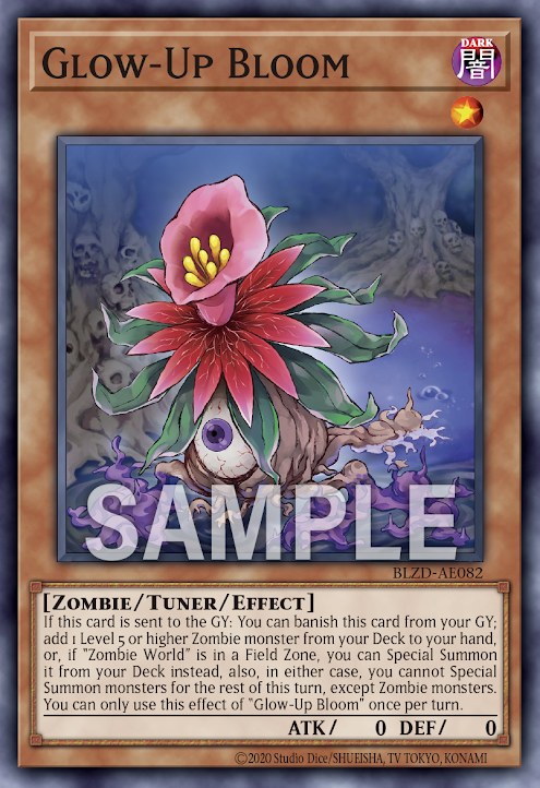 [遊戲王亞英] BLZD-AE082 / 成長花朵 / グローアップ·ブルーム / Glow-Up Bloom / N