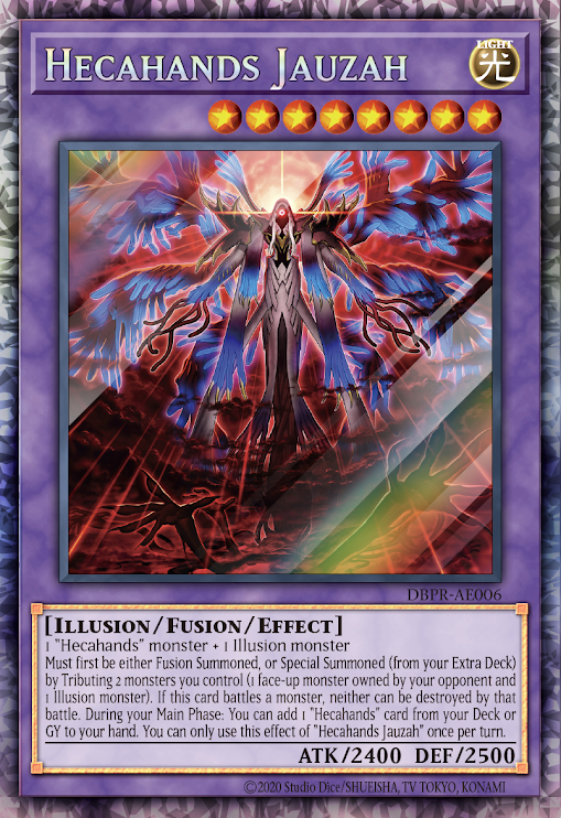 [遊戲王亞英] 百臂無形神 迦烏撒 / 見えざる神ジャウザー / Hecahands Jauzah