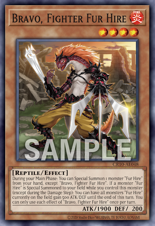 [遊戲王亞英] 空牙團的鬥士 布雷弗 / 空牙団の闘士 ブラーヴォ / Bravo, Fighter Fur Hire