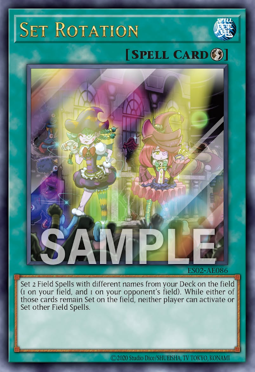 [遊戲王亞英] ES02-AE086 / 盆回 / 盆回し / Set Rotation / UR