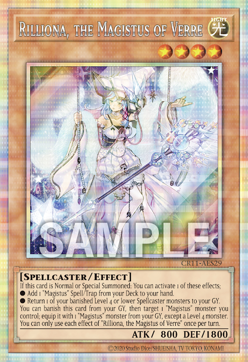 [遊戲王亞英]  結晶的大賢者 仙杜瑞拉 / 結晶の大賢者 サンドリヨン / Rilliona, the Magistus of Verre