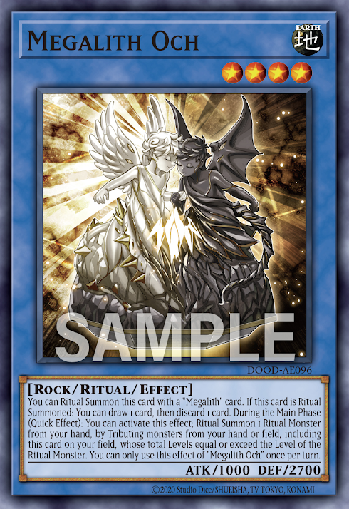 [遊戲王亞英] 巨石天使太陽之歐庫 / メガリス·オク / Megalith Och