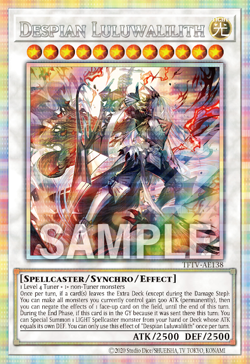 [遊戲王亞英] 赫聖的妖騎士 / 赫聖の妖騎士 / Despian Luluwalilith
