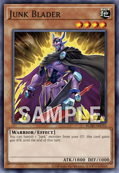 [遊戲王亞英] BLZD-AEC53 / 廢品劍士 / Junk Blader / N