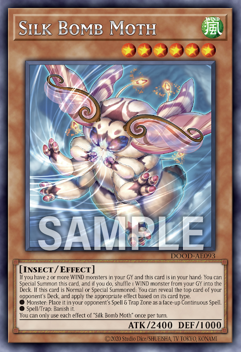 [遊戲王亞英] 絲炸彈蛾 / Silk Bomb Moth