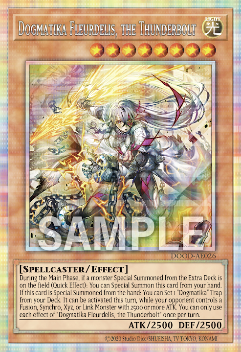 [遊戲王亞英]教導的雷霆 鳶尾 / 教導の雷霆フルルドリス / Dogmatika Fleurdelis, the Thunderbolt