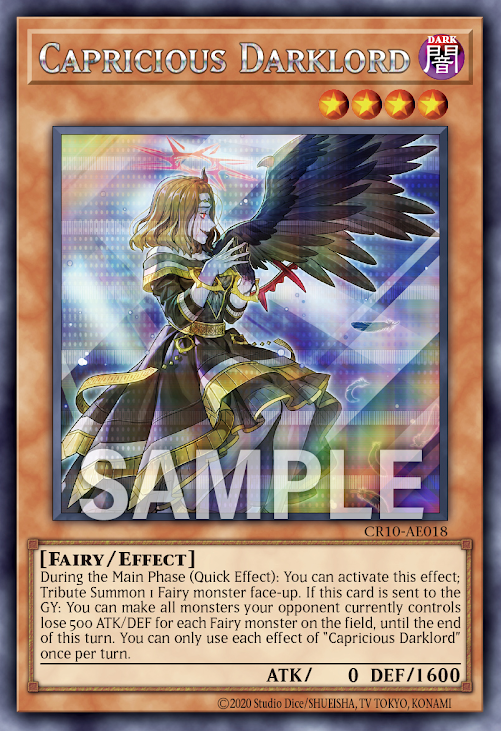 [遊戲王亞英] 享樂的墮天使 / 享楽の堕天使 / Capricious Darklord