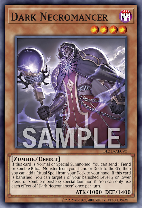 [遊戲王亞英] BLZD-AE090 / 大屍教 / 大屍教 / Dark Necromancer / N