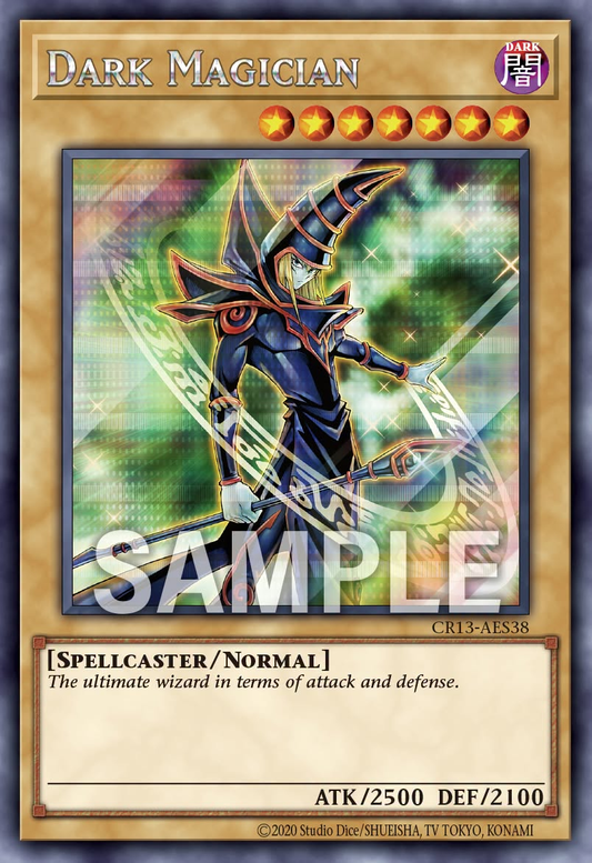 [遊戲王亞英] CR13-AES38 / 黑魔導 / ブラック・マジシャン / Dark Magician / SER
