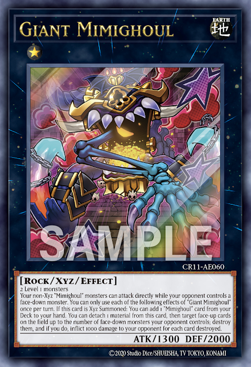 [遊戲王亞英] 巨大寶箱食屍鬼 / ジャイアント・ミミグル / Giant Mimighoul