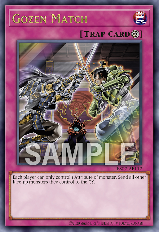 [遊戲王亞英] ES02-AE112 / 御前試合 / 御前試合 / Gozen Match / UR