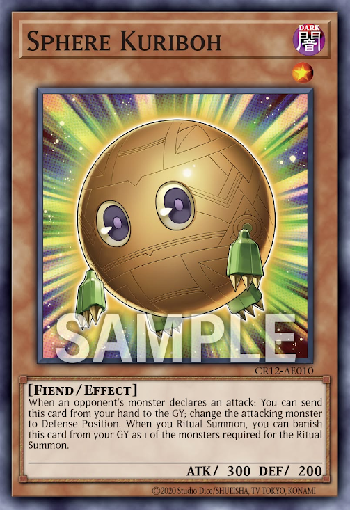 [遊戲王亞英] CR12-AE010 / 小栗球體 / クリボール / Sphere Kuriboh / N