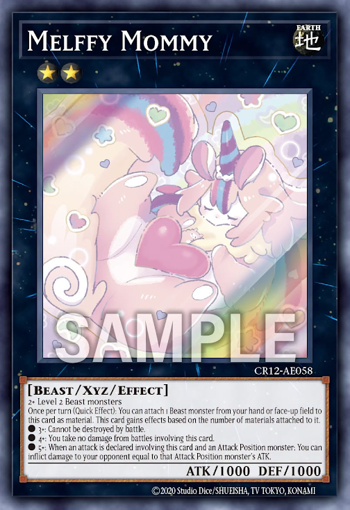 [遊戲王亞英] CR12-AE058 / 童話動物之母 / メルフィー·マミィ / Melffy Mommy / SR