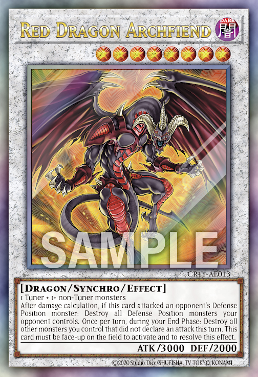 [遊戲王亞英] 紅惡魔龍 / レッド・デーモンズ・ドラゴン / Red Dragon Archfiend