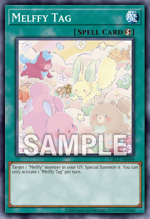 [遊戲王亞英] CR12-AE060 / 童話動物嬉戲 / メルフィーのおいかけっこ / Melffy Tag / N