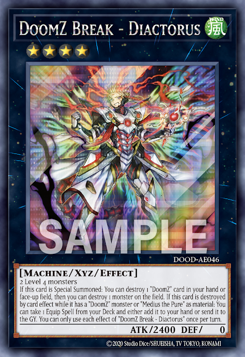 [遊戲王亞英]終刻獄徒 迪亞庫托羅斯 / 終刻獄徒 ディアクトロス / Doom-Z Break Diactorus