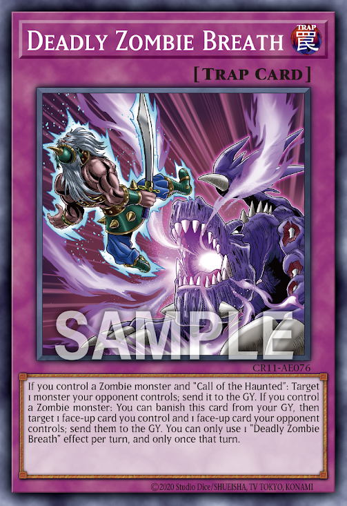 [遊戲王亞英] 死亡殭屍吐息 / Deadly Zombie Breath