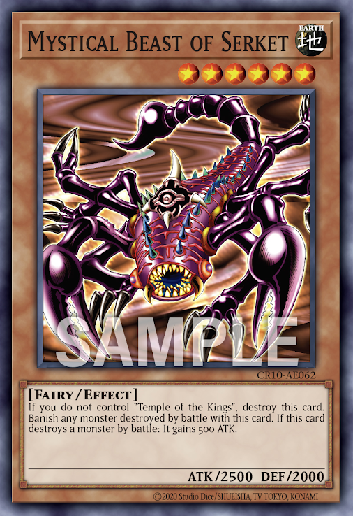 [遊戲王亞英] 聖獸 瑟爾肯特 / 聖獣セルケト / Mystical Beast of Serket
