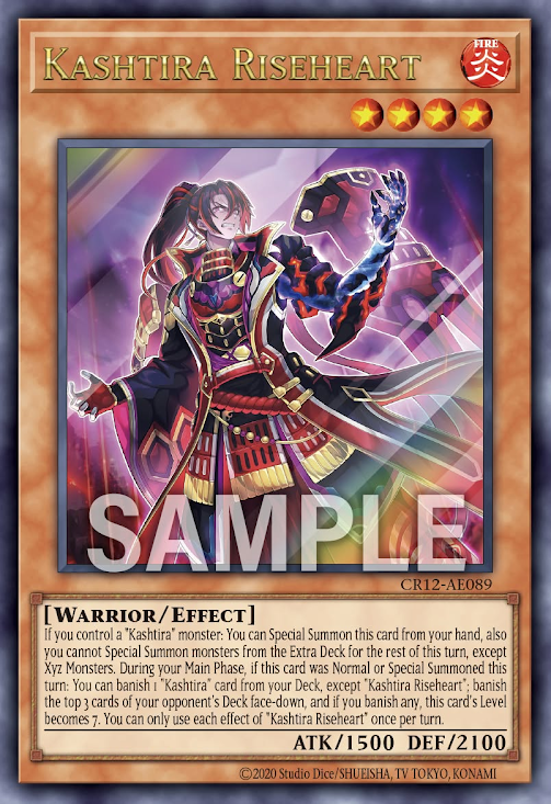 [遊戲王亞英] CR12-AE089 / 六世壞 萊斯哈特 / クシャトリラ・ライズハート / Kashtira Riseheart / UR