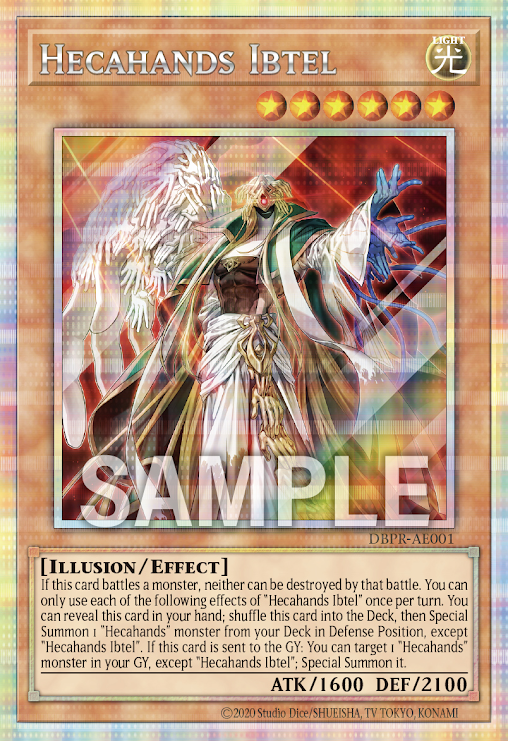 [遊戲王亞英]百臂無形手 伊卜耶爾 / 見えざる手イブエル / Hecahands Ibtel