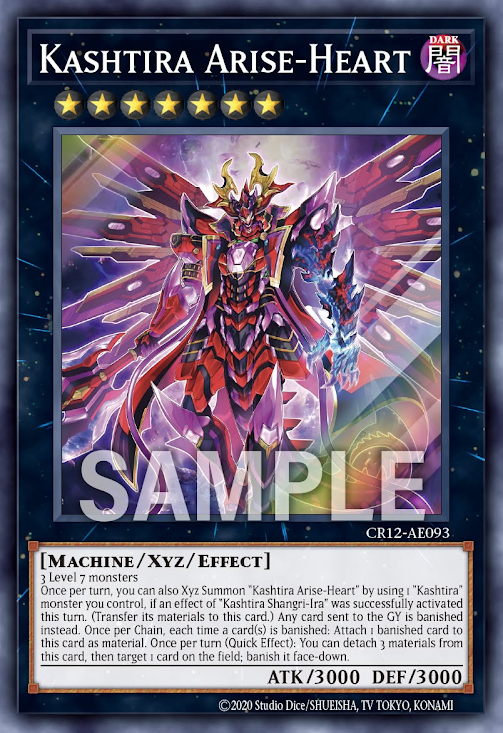 [遊戲王亞英] CR12-AE093 / 六世壞 阿萊斯哈特 / クシャトリラ・アライズハート / Kashtira Arise-Heart / SR