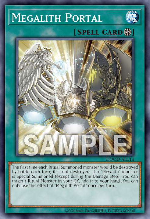 [遊戲王亞英] 巨石天使入口 / メガリス·ポータル / Megalith Portal