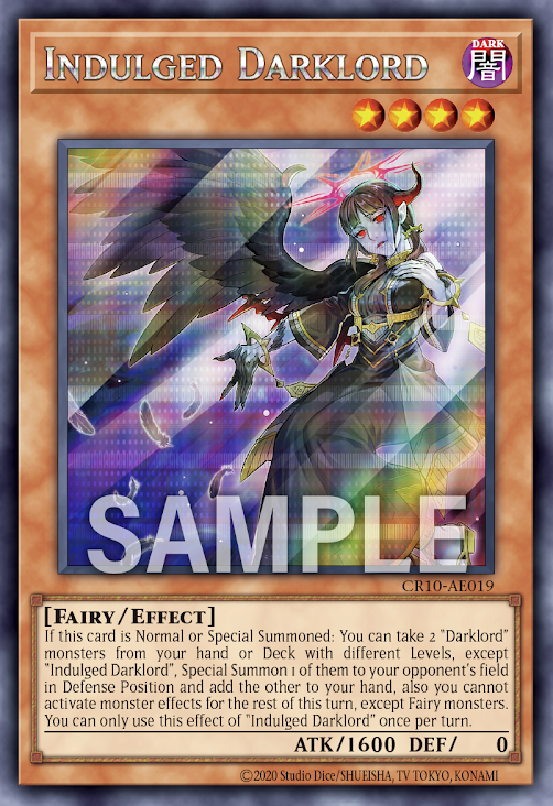 [遊戲王亞英] 悅樂的墮天使 / 悦楽の堕天使 / Indulged Darklord