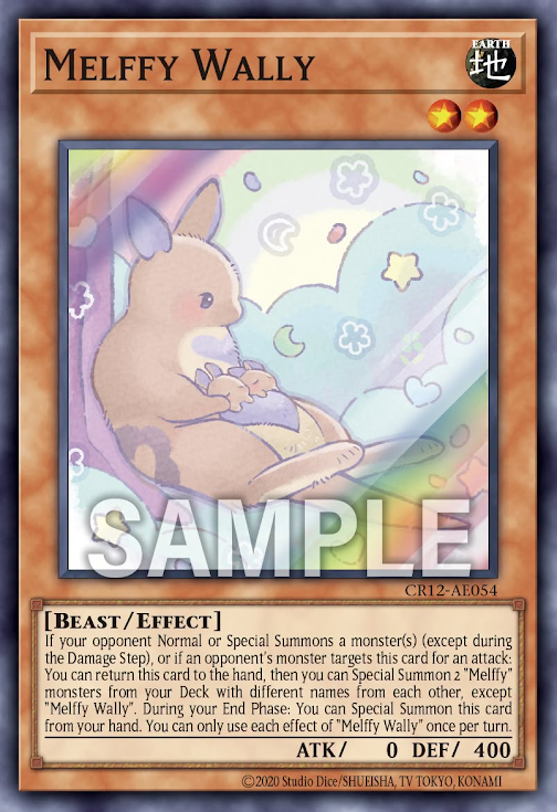 [遊戲王亞英] CR12-AE054 / 童話動物 小袋鼠 / メルフィー·ワラビィ / Melffy Wally / SR