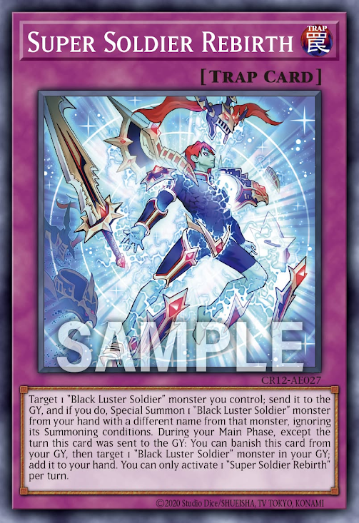 [遊戲王亞英] CR12-AE027 / 轉生的超戰士 / 転生の超戦士 / Super Soldier Rebirth / N