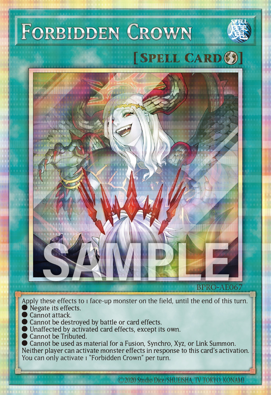 [遊戲王亞英] 禁忌的聖冠 / 禁じられた聖冠 / Forbidden Crown