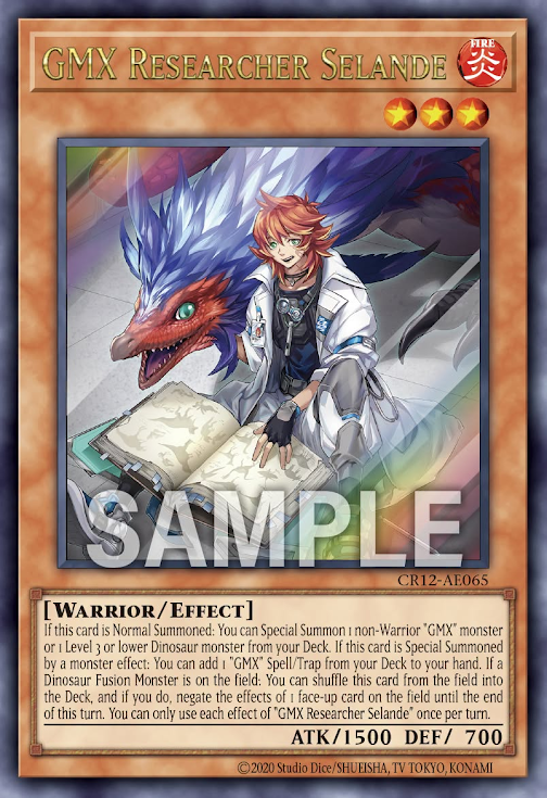 [遊戲王亞英] CR12-AE065 / GMX研究員 塞蘭 / GMX研究員セラン / GMX Researcher Selande / UR