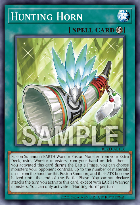 [遊戲王亞英] BLZD-AE116 / 狩獵號角 / Hunting Horn / N