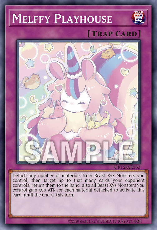[遊戲王亞英] CR12-AE063 / 童話動物時間 / メルフィータイム / Melffy Playhouse / N