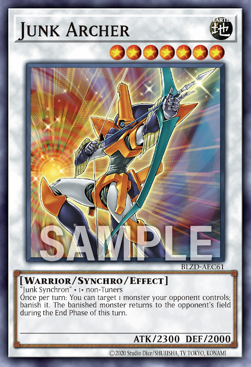 [遊戲王亞英] BLZD-AEC61 / 廢品弓手 / Junk Archer / N