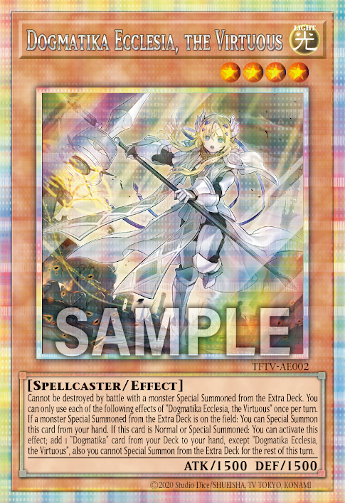 [遊戲王亞英] 教導的聖女 艾克莉西亞 / 教導の聖女エクレシア / Dogmatika Ecclesia, the Virtuous