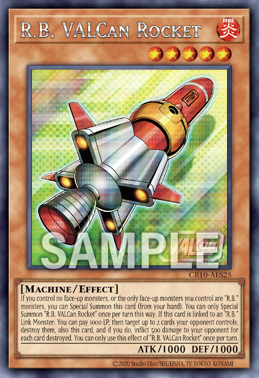 [遊戲王亞英] R.B. VALCan 火箭 / R.B. VALCan Rocket