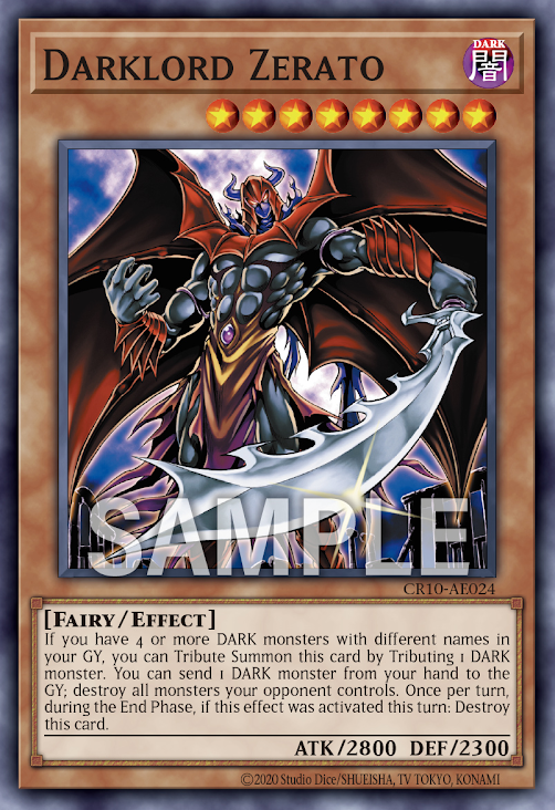 [遊戲王亞英] 墮天使 傑拉特 / 墮天使ゼラート / Darklord Zerato