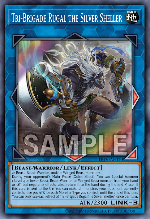 [遊戲王亞英] 鐵獸戰線 銀彈的盧戈 / 鉄獣戦線 銀弾のルガル / Tri-Brigade Rugal the Silver Sheller