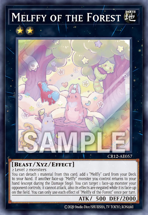 [遊戲王亞英] CR12-AE057 / 森之童話動物 / 森のメルフィーズ / Melffy of the Forest / SR