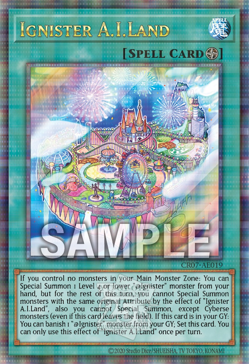 [遊戲王亞英版] 伊格尼斯星Ai島 / イグニスターAiランド / Ignister A.I.Land