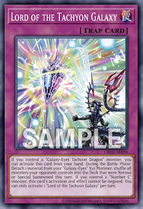 [遊戲王亞英] 時空銀河霸主 / ロード・オブ・ザ・タキオンギャラクシー / Lord of the Tachyon Galaxy