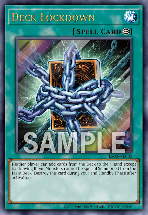 [遊戲王亞英] ES02-AE082 / 牌組封鎖 / デッキロック / Deck Lockdown / UR