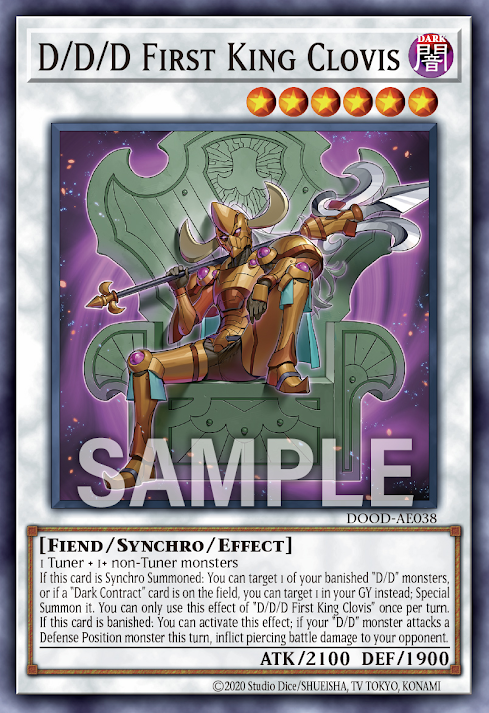 [遊戲王亞英]DDD創始王 克洛維 / DDD創始王クロヴィス / D/D/D First King Clovis