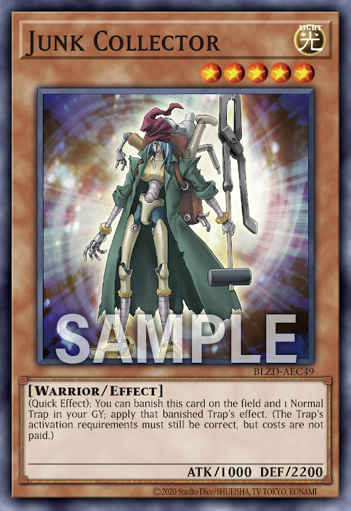 [遊戲王亞英] BLZD-AEC49 / 廢品收集者  / Junk Collector / N)