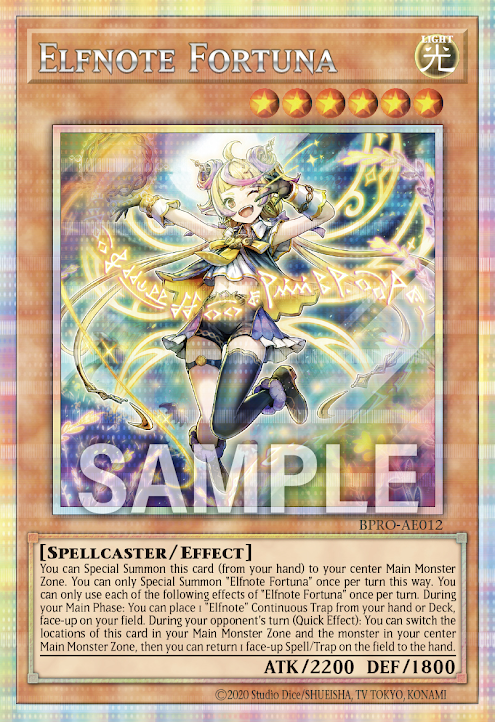[遊戲王亞英] 耀聖的月詩 佛魯圖娜 / 耀聖の月詩(エルフェンノーツ)フォルトナ / Elvennotes Fortona